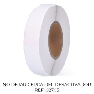 PACK 2000 ETIQUETAS ANTI ROBO 410 BLANCA DESACTIVABLE 7551246 CHECKPOINT