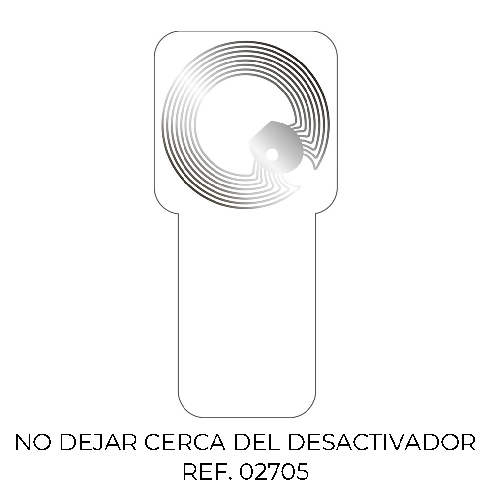 PACK 500 ETIQUETAS ANTI ROBO SUPER FLAG TAG 2928  10145617 CHECKPOINT