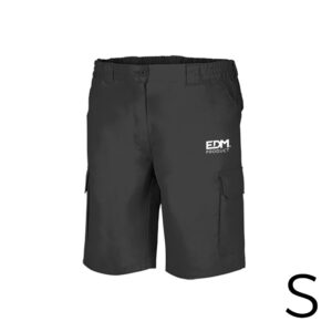 BERMUDA NEGRA TALLA-S SERIGRAFIADA EDM