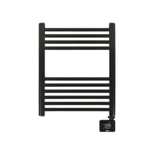 RADIADOR/ TOALLERO ELÉCTRICO NEGRO CON TEMPORIZADOR