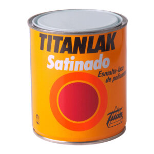 ESMALTE LACA POLIURETANO TITANLAK BLANCO SATINADO 750ml TITAN 11140034