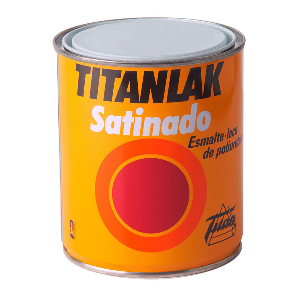 ESMALTE LACA POLIURETANO TITANLAK BLANCO SATINADO 750ml TITAN 11140034