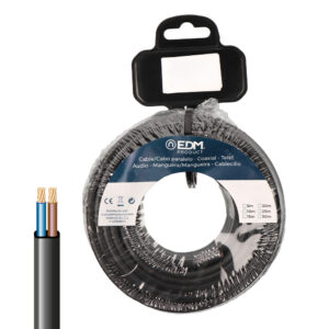 CARRETE CABLE PARALELO PLANO VVK(H2) 06/1KV 2 x 2,50 mm² NEGRA, 20 m
