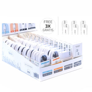 EXPOSITOR BSK  AURICULARES, CABLES Y CARGADORES