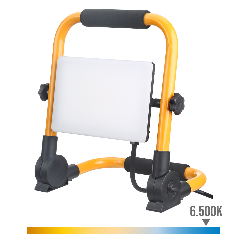 FOCO PROYECTOR LED CON PIE 50 W 5400 lm 6000 K LUZ FRIA 26 x 17,53 x 28,38 cm