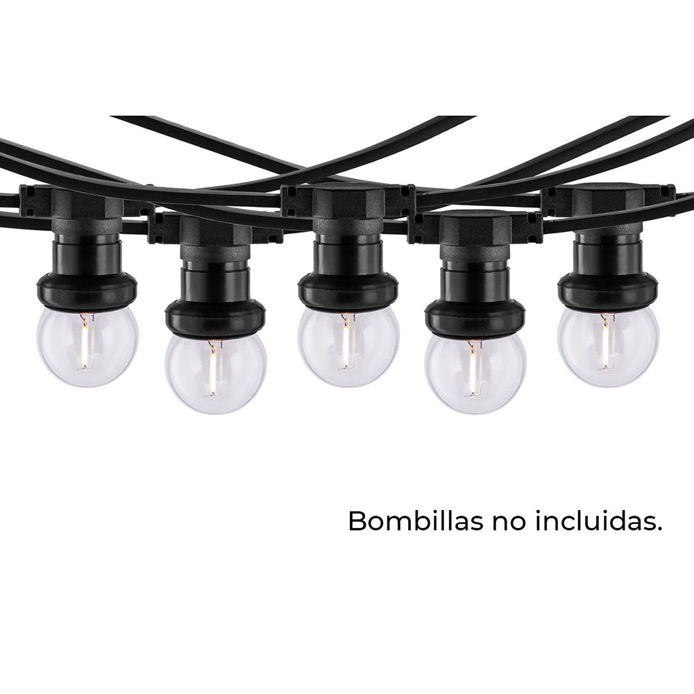 GUIRNALDA 20 PORTALÁMPARAS 2000 W 50-60 Hz 220-240 V E27 IP44 20 m
