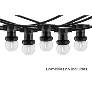 GUIRNALDA 40 PORTALÁMPARAS 2000 W 50-60 Hz 220-240 V E27 IP44 20 m