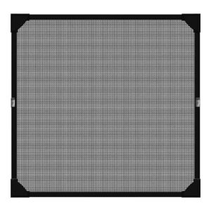 MOSQUITERA CON MARCO MAGNETICO ANTRACITA 100x120cm