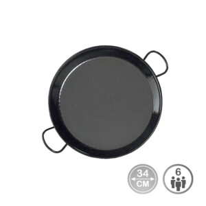 PAELLERA ESMALTADA PARA INDUCCION Y VITROCERAMICA Ø34 cm (6 PERSONAS)