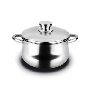 OLLA INOXIDABLE SILVERINOX 6,8 L + TAPA ACERO INOXIDABLE 18/10 Ø24 x 15 cm