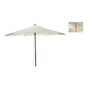 PARASOL Ø250 cm CON  MANGO DE MADERA