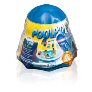 TRATAMIENTO PARA PISCINAS DESMONTABLES POOLP'O 10 - 20 m³ DE 500 g