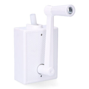 TORNO PERSIANA EXTERIOR 50 Kg BLANCO CON MANIVELA