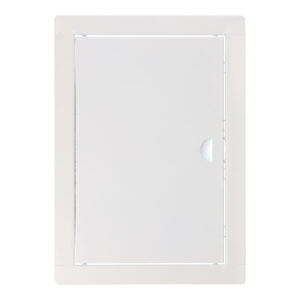 TAPA DE REGISTRO RECTANGULAR EMPOTRABLE ACERO 20x30cm BLANCA