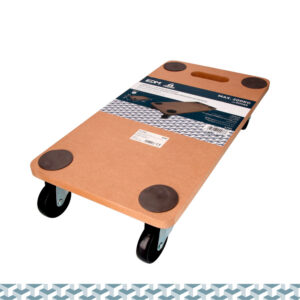 CARRETILLA CON BASE DE MADERA PESO MÁXIMO 200kg, MEDIDAS: 58x30x12cm