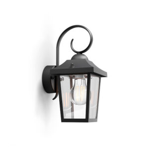 APLIQUE LED E27 MODELO BUZZARD NEGRO 17,5 x 29 x 13 cm