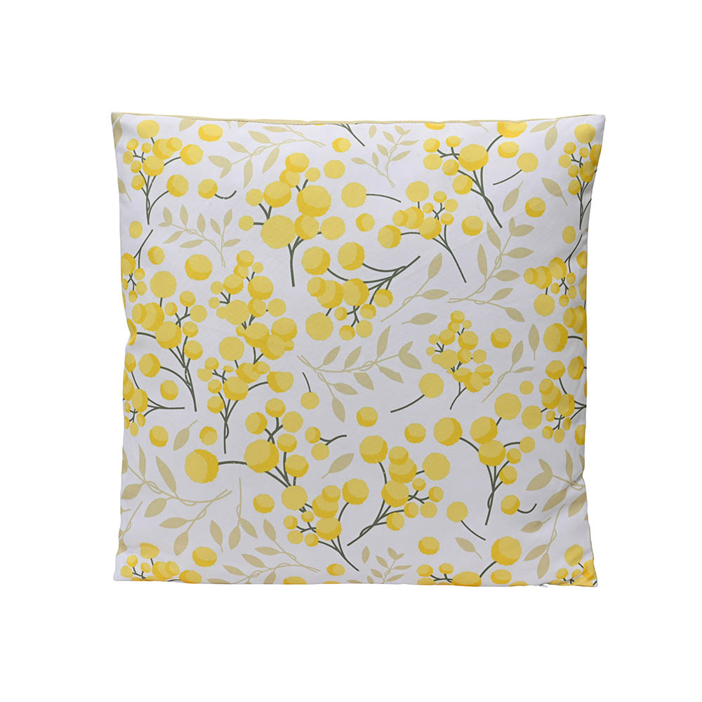 COJÍN CUADRADO POLIÉSTER ESTAMPADO, EXTERIOR, 45 x 45 x 8 cm