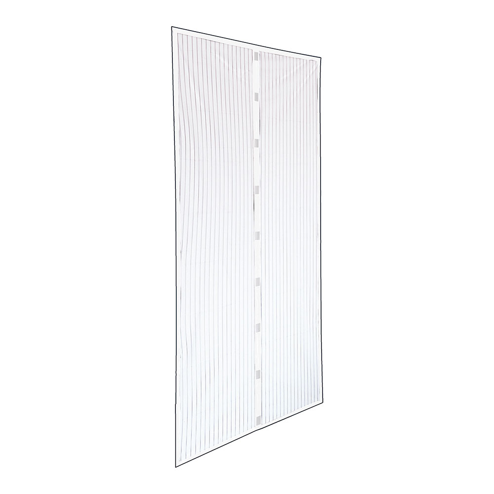MOSQUITERA MAGNETICA BLANCA 140 x 240 cm, 2 piezas 70 x 240 cm
