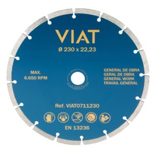 DISCO DIAMANTADO SEGMENTADO Ø230x3x22,23mm VIAT0711Ø230 VIAT