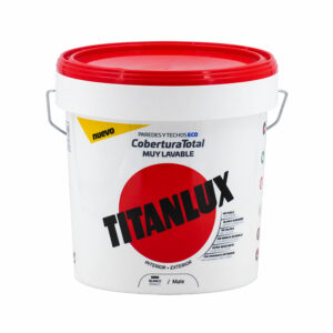 PINTURA PLÁSTICA LAVABLE BLANCO MATE, INTERIOR-EXTERIOR 750 ml