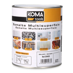 ESMALTE MULTISUPERFICIES BLANCO BRILLO 750 ml KOMA TOOLS