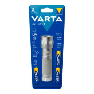 LINTERNA UV LIGHT ULTRAVIOLETA 8,5 h 3 x AAA