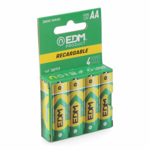 PILA RECARGABLE ECO-SERIES AA - HR6 2600 mA, Ø14,5 x 50,5 mm, 4 uds