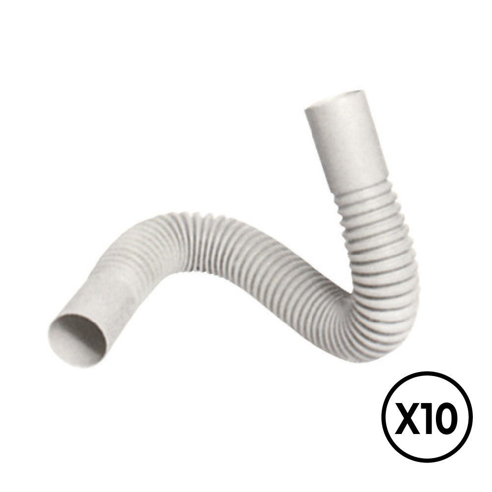 CURVA FLEXIBLE PVC Ø 25 mm, 10 unidades