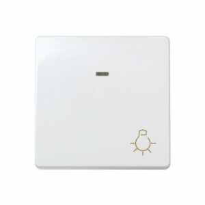 PULSADOR ANCHO LUMINOSO SERIE 27 BLANCO