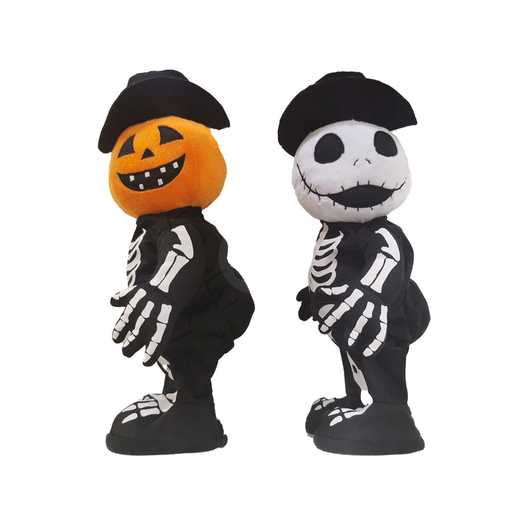 FIGURA DECORATIVA HALLOWEEN 35 cm, CON MOVIMIENTO, SONIDO Y LUZ, MODELOS SURTIDOS