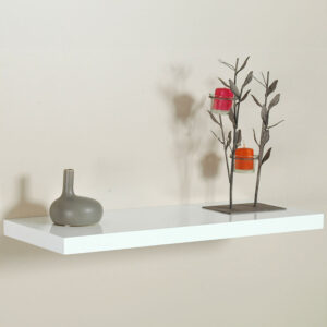 ESTANTERIA CON FIJACIÓN INVISIBLE 80 x 25 cm BLANCO