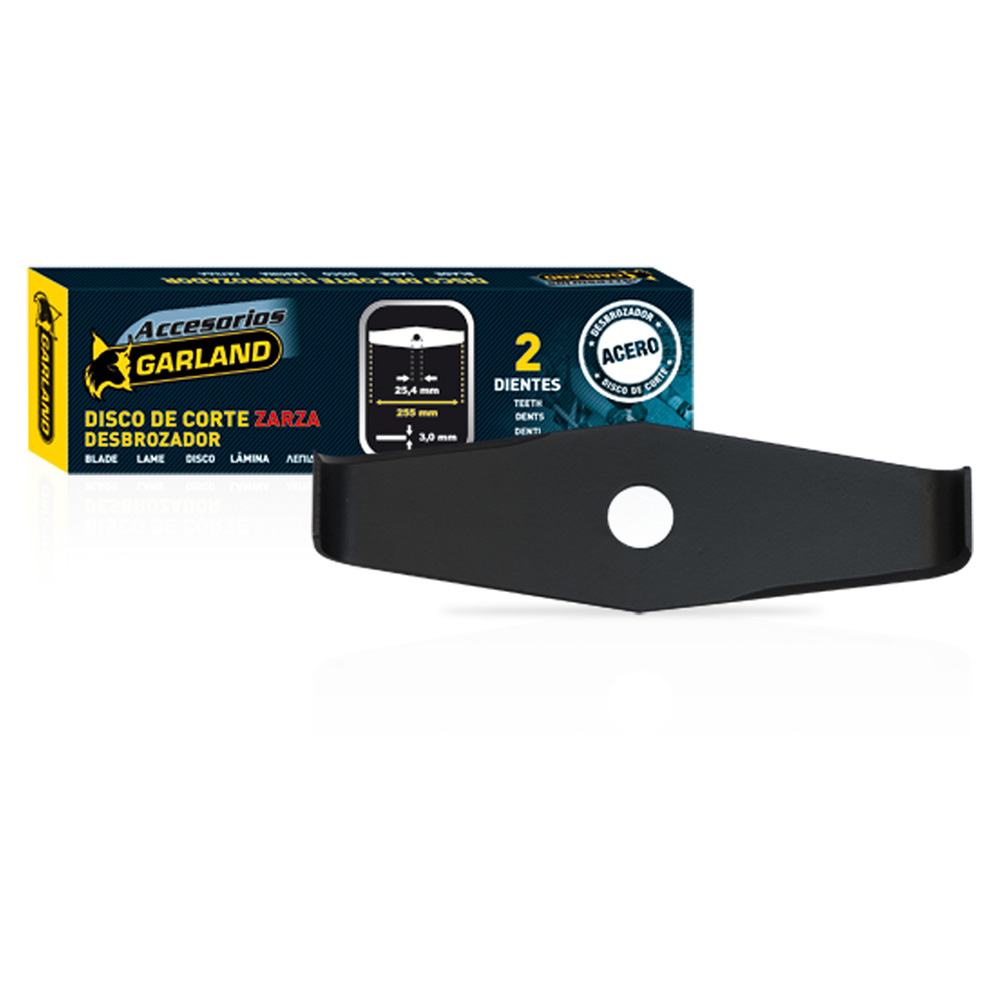 DISCO DE CORTE ZARZA DESBROZADOR 255 x 25,4 x 3 mm