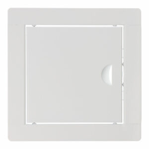 TAPA DE REGISTRO CUADRADA EMPOTRABLE ACERO 15x15cm BLANCA