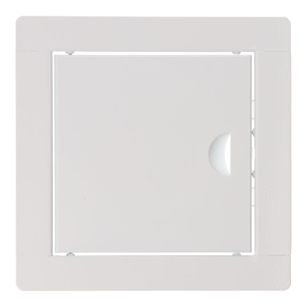 TAPA DE REGISTRO CUADRADA EMPOTRABLE ACERO 15x15cm BLANCA